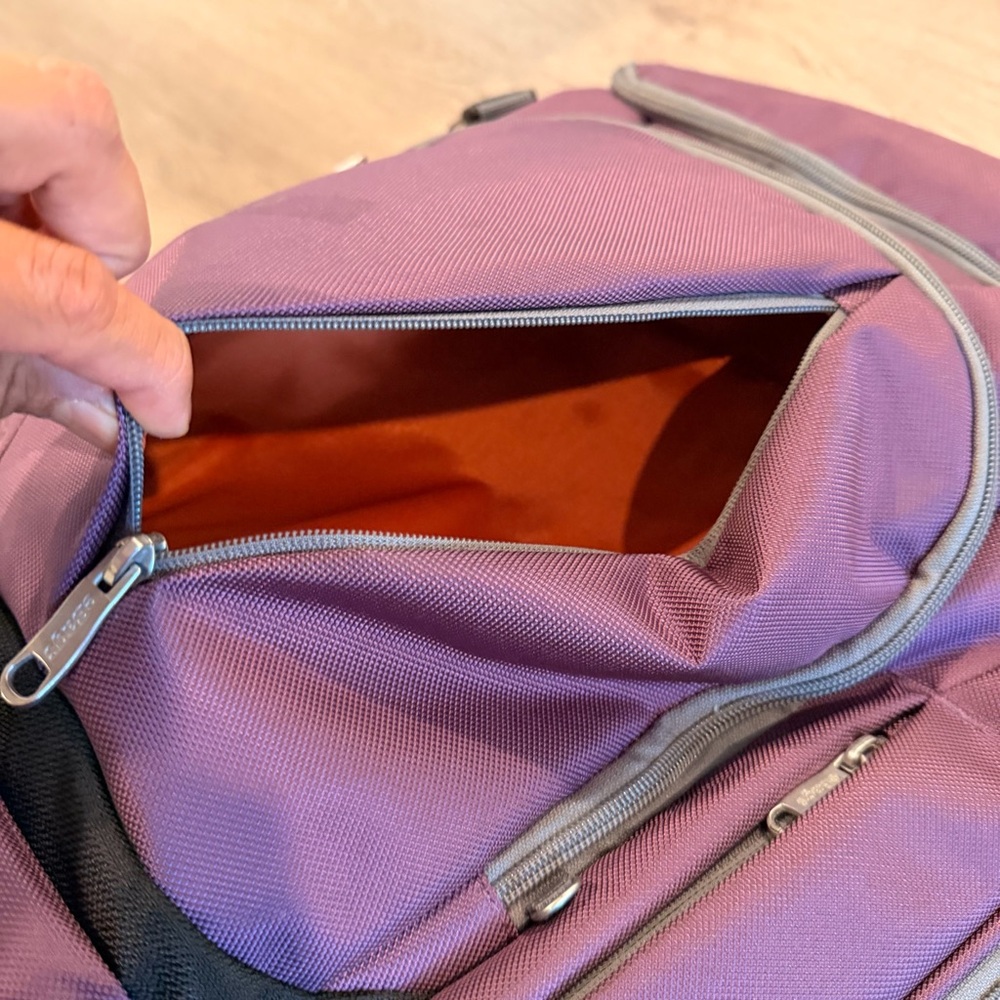 eBags Mother Lode Convertible Backpack Purple Travel Luggage Tote - Picture 3 of 12